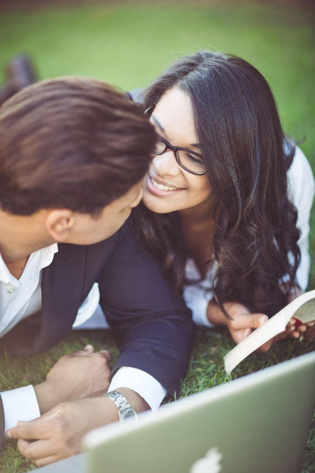 Library Engagement Shoot // Lilac Photography