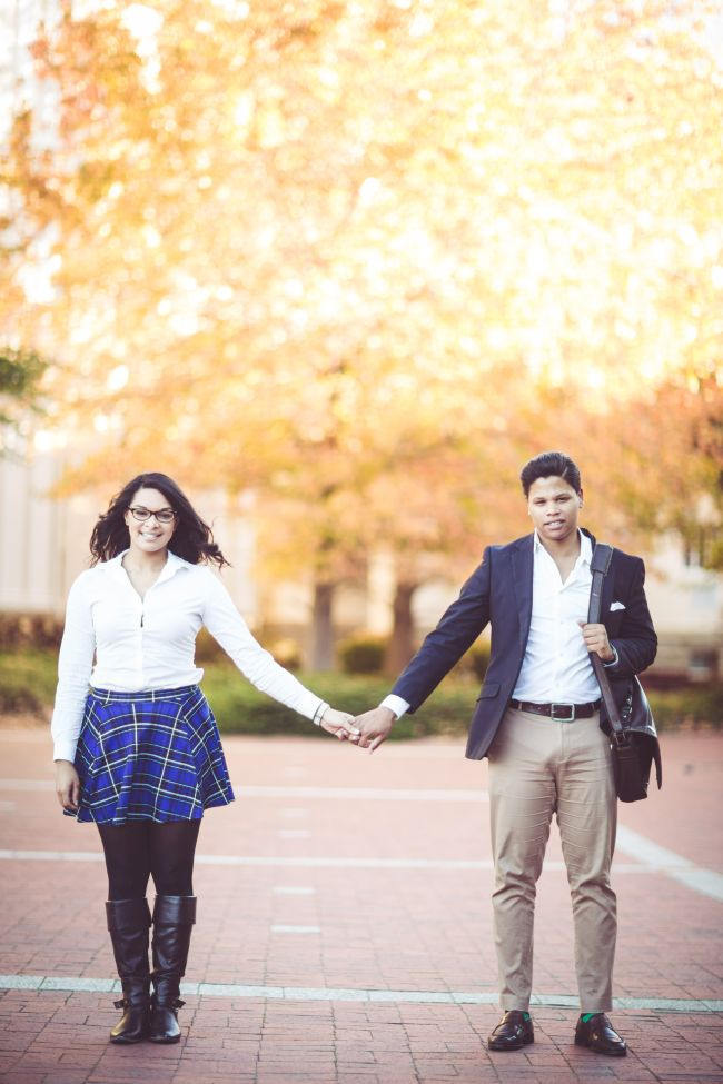  Library Engagement Shoot // Lilac Photography