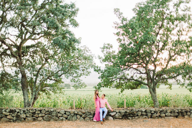 Summer Napa Valley Vineyard Couple Shoot // YourDreamPhoto