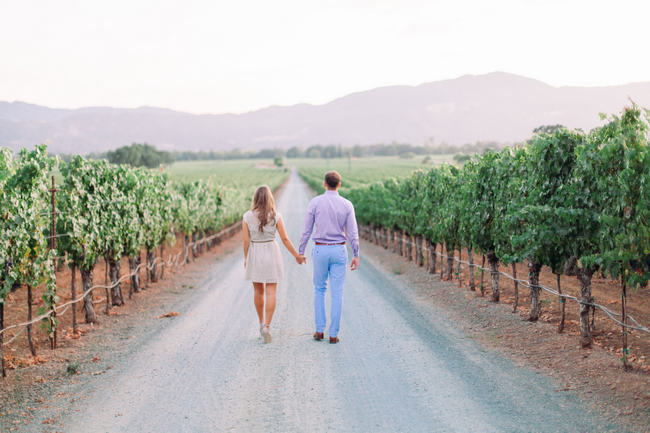 Summer Napa Valley Vineyard Couple Shoot // YourDreamPhoto