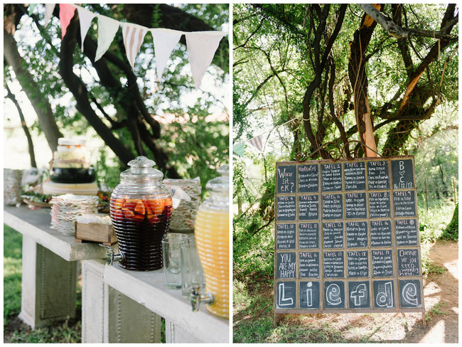 Chalkboard Seating plan // Mint Coral South African Wedding // Louise Vorster Photography