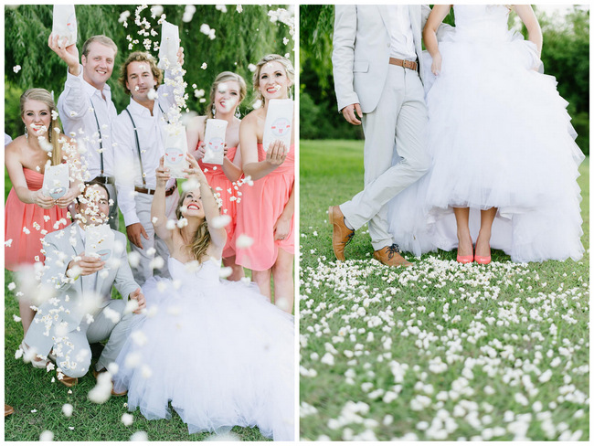 Popcorn!! Bridal Party Photo Ideas // Mint Coral South African Wedding // Louise Vorster Photography