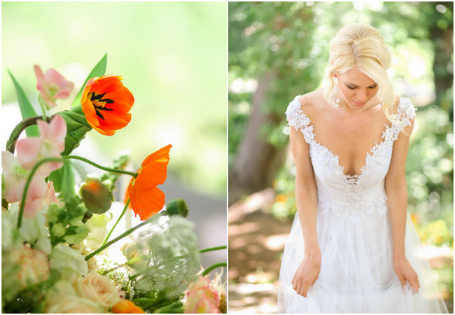 Backless lace Robyn Roberts wedding dress // Nikki Meyer photography