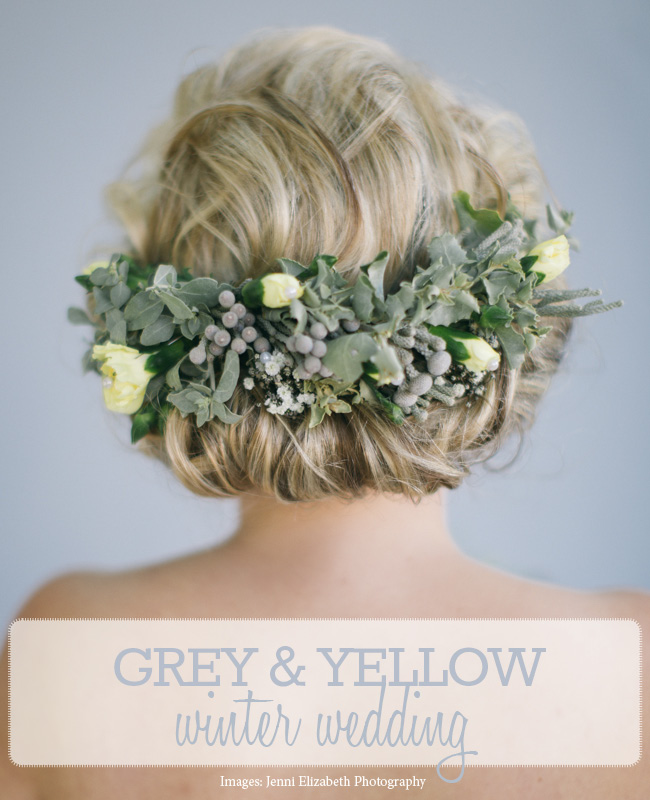 Gray Yellow Winter Wedding (4)