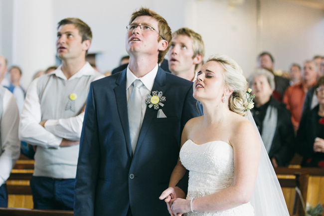 Beautiful Gray and Yellow Winter Wedding / Jenni Elizabeth Photography