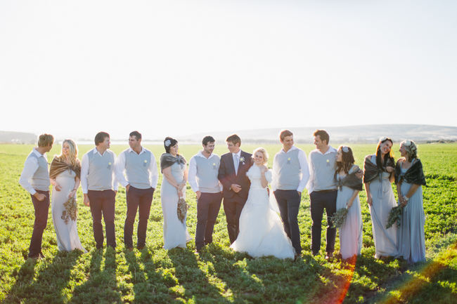 Outdoor Wedding photographs //  Beautiful Gray and Yellow Winter Wedding / Jenni Elizabeth Photography