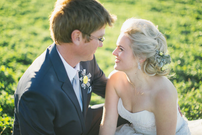 Outdoor Wedding photographs //  Beautiful Gray and Yellow Winter Wedding / Jenni Elizabeth Photography