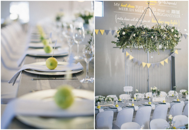 yellow and gray wedding ideas