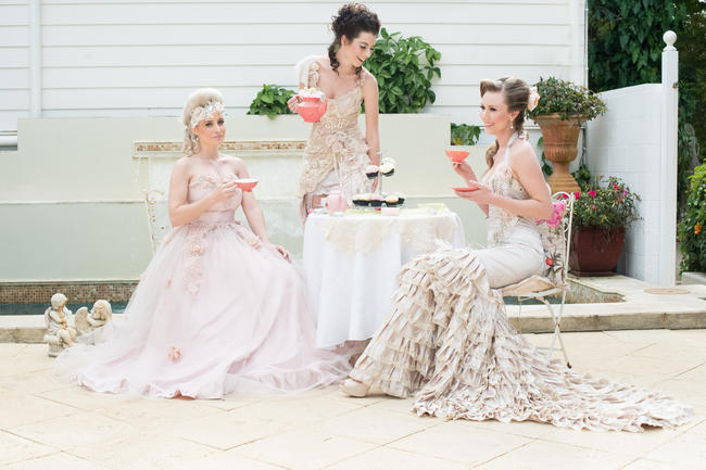 Vintage Marie Antoinette Wedding / Ninique Fashion Photography