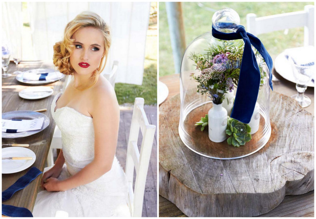  Navy Blue Beach Wedding