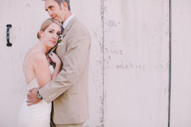 Purple and Cream Gingham Farm wedding // Audra Starr