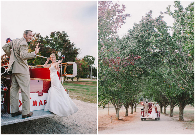 Purple and Cream Gingham Farm wedding // Audra Starr