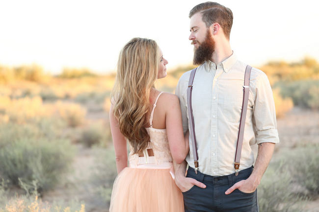 Whimsical Arizona Desert Engagement Photo Shoot Ideas // Morgan McLane Photography 