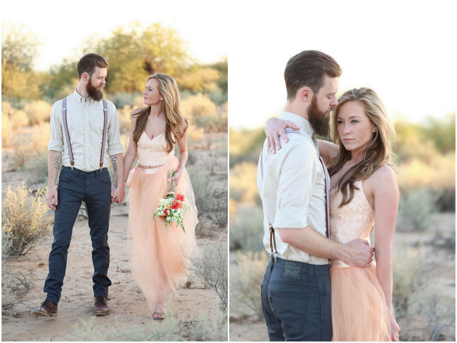 Whimsical Arizona Desert Engagement Photo Shoot Ideas // Morgan McLane Photography