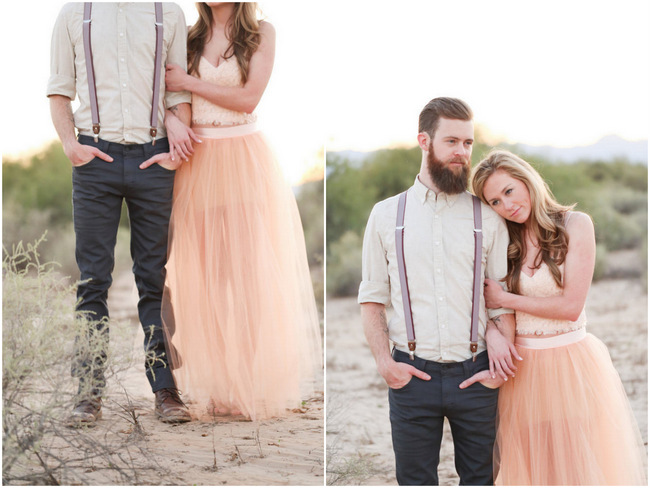 Whimsical Arizona Desert Engagement Photo Shoot Ideas // Morgan McLane Photography 