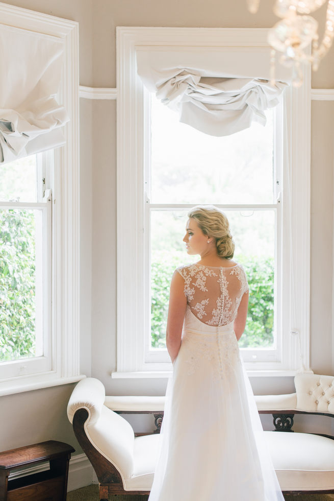 Lace backed wedding dress from Blush Bridal // Dehan Engelbrecht Photography