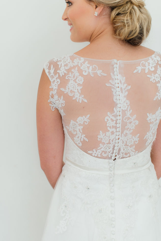Lace backed wedding dress from Blush Bridal // Dehan Engelbrecht Photography