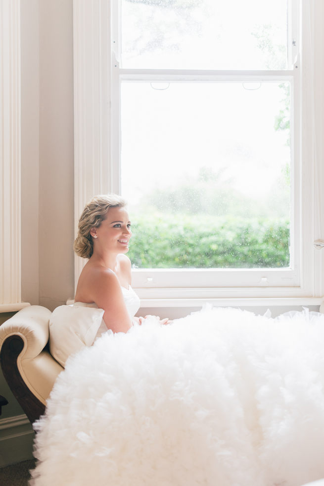 Ruffled tulle, sweetheart neckline, strapless wedding dress from Blush Bridal // Dehan Engelbrecht Photography