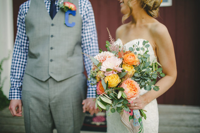 Mint Navy DIY Farm Wedding (50)