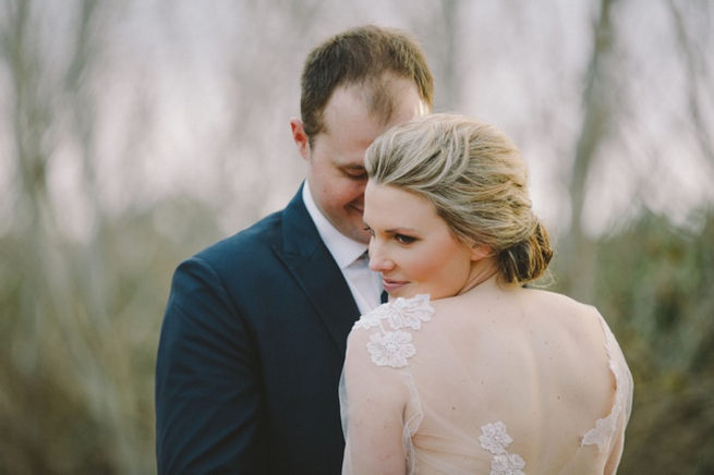 Love this dress! Click to see this gorgeous Navy Gold Wedding at Babylonstoren / Charlene Schreuder Photography 