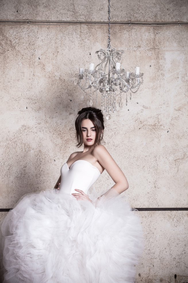 Fluffy tulle wedding dress - a short, sassy, ballgown! Ramon Herrerías Wedding Dresses 