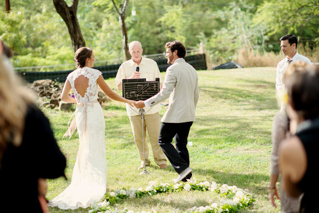 Sage Green & Taupe Rustic  Maui Wedding by Bella Eva Photography