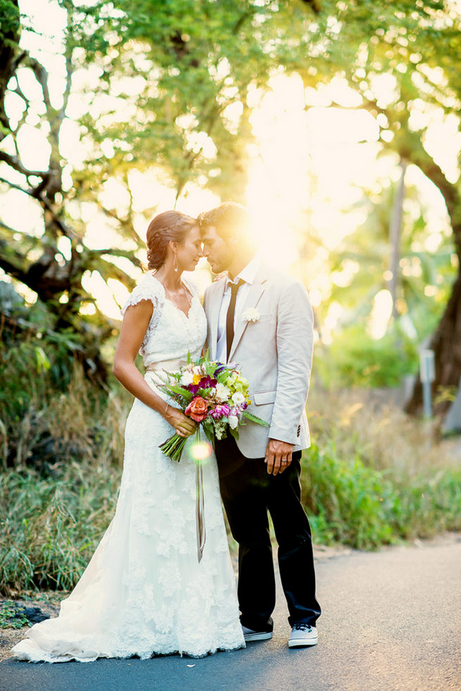 Sage Green & Taupe Rustic  Maui Wedding by Bella Eva Photography