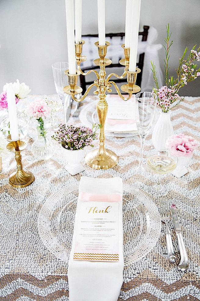 Soft Pink Gold Wedding 22