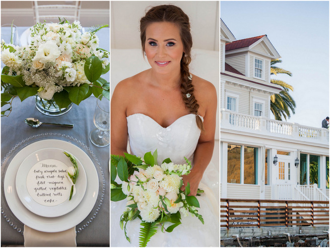 Elegant Gray blue Nautical Wedding by Rachel Capil Photography and Lindsay Lauren Events