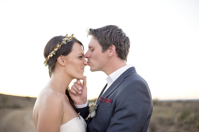 Couple wedding photographs // Organic Farm Style Karoo Wedding // christine Le Roux Photography