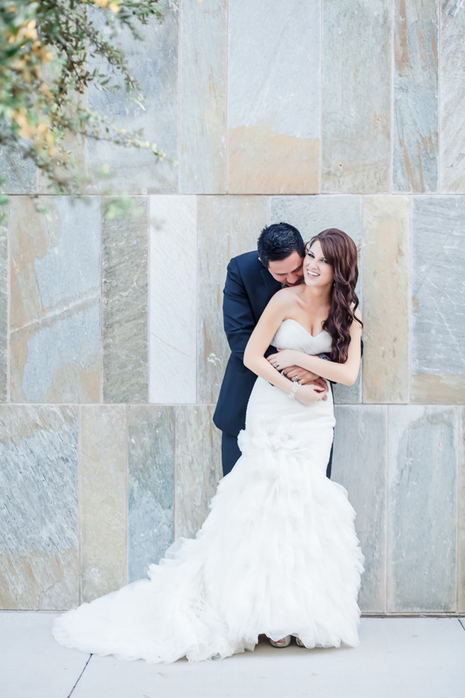 Maggie Sottero wedding dress // Modern Romance: Pink and Silver Wedding // Jessica Q Photography