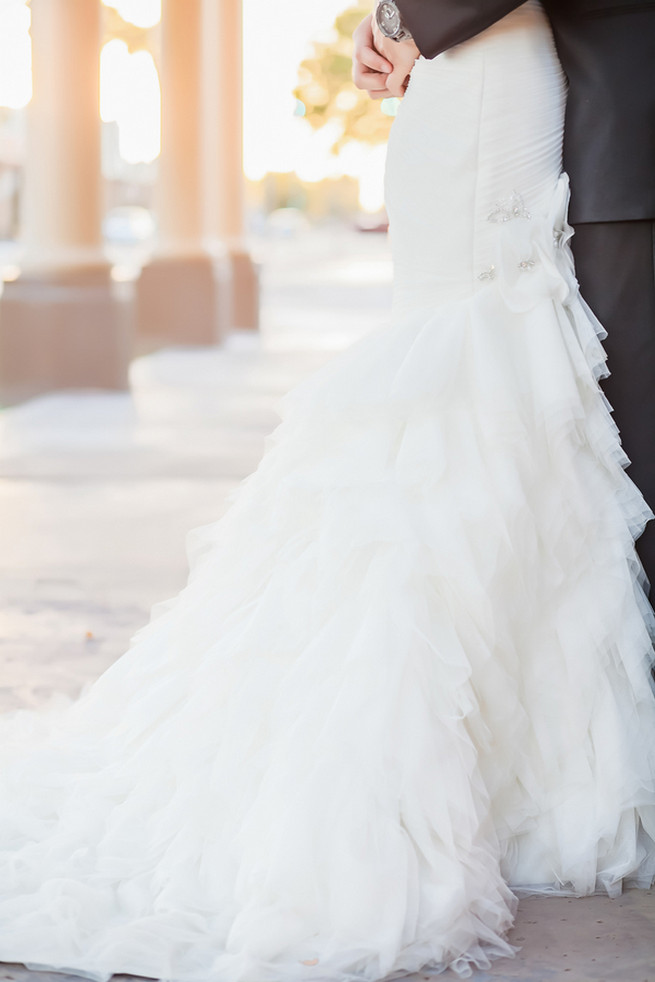 Maggie Sottero wedding dress // Modern Romance: Pink and Silver Wedding // Jessica Q Photography