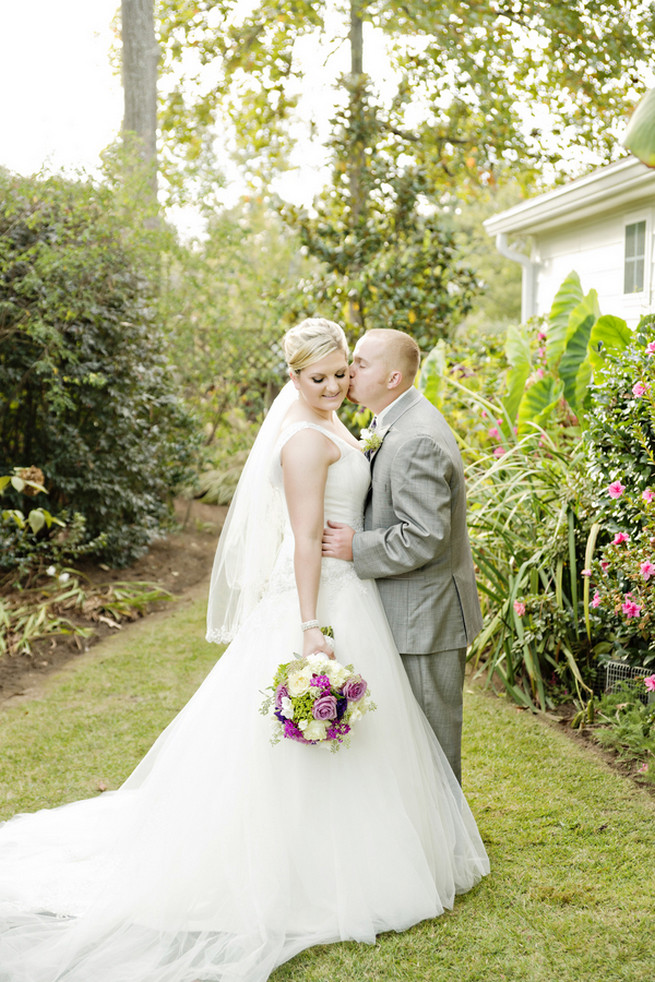 Purple and Gray Georgia Garden Wedding // Andie Freeman Photography