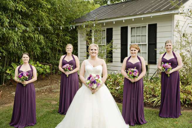 Purple and Gray Georgia Garden Wedding // Andie Freeman Photography