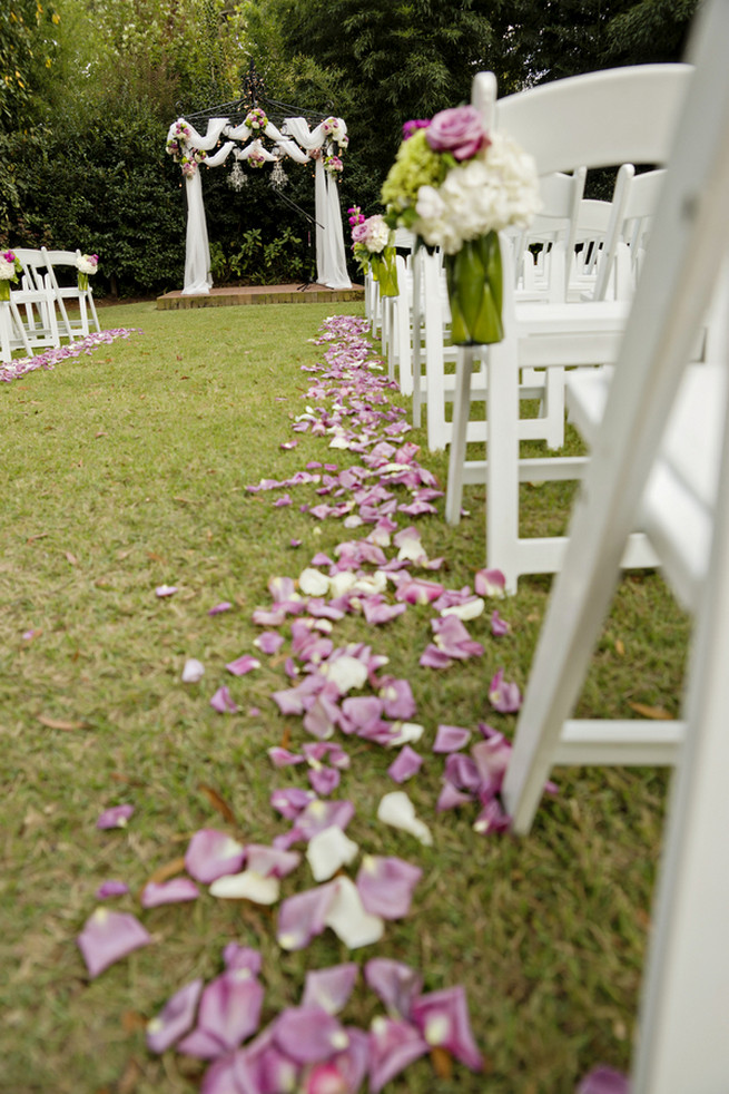 Purple and Gray Georgia Garden Wedding // Andie Freeman Photography