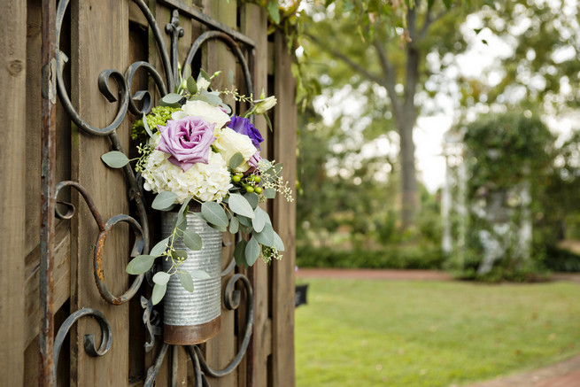 Purple and Gray Georgia Garden Wedding // Andie Freeman Photography