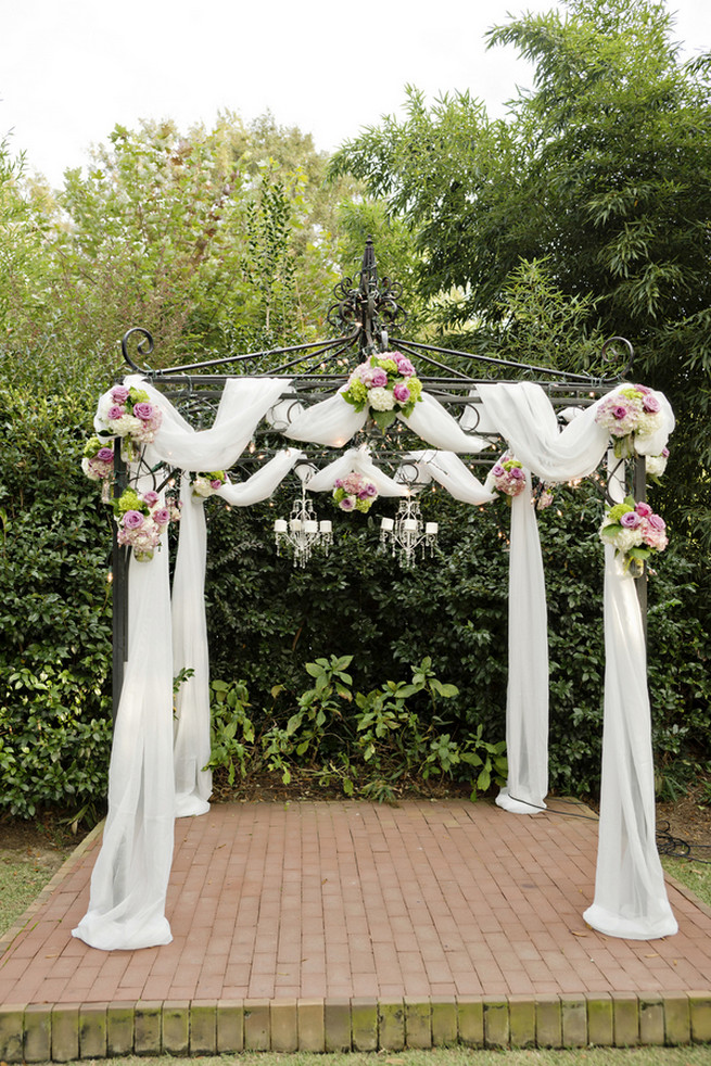 Floral Filled Purple and Gray Garden Wedding by Andie Freeman Photography