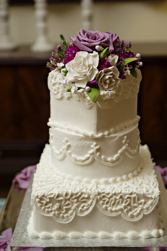 Purple and Gray Georgia Garden Wedding // Andie Freeman Photography