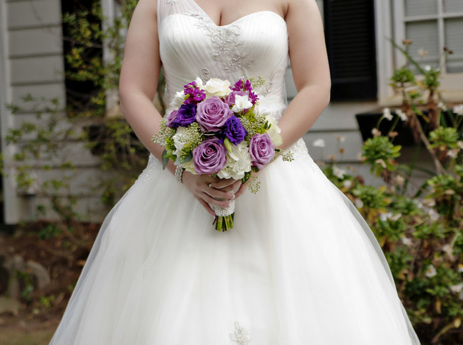  Purple and Gray Georgia Garden Wedding // Andie Freeman Photography