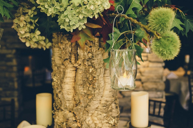 Rustic Nevada Wedding reception decor with succulents // Lauren Lindley Photography