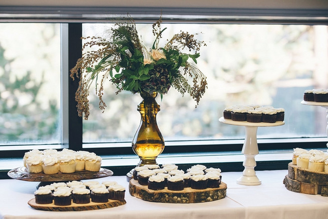 Rustic Nevada Wedding reception decor with succulents // Lauren Lindley Photography