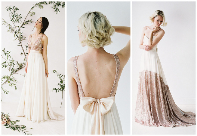 Sequin Wedding Dresses - Truvelle