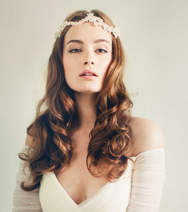 Luxurious vintage wedding hair accessories by Jannie Baltzer // Sandra Åberg Photography // Hair Mia Jeppson // Dresses by Vintage Bride and BHDLN // Model Faye of Le Management