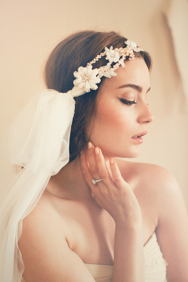 Luxurious vintage wedding hair accessories by Jannie Baltzer // Sandra Åberg Photography // Hair Mia Jeppson // Dresses by Vintage Bride and BHDLN // Model Faye of Le Management