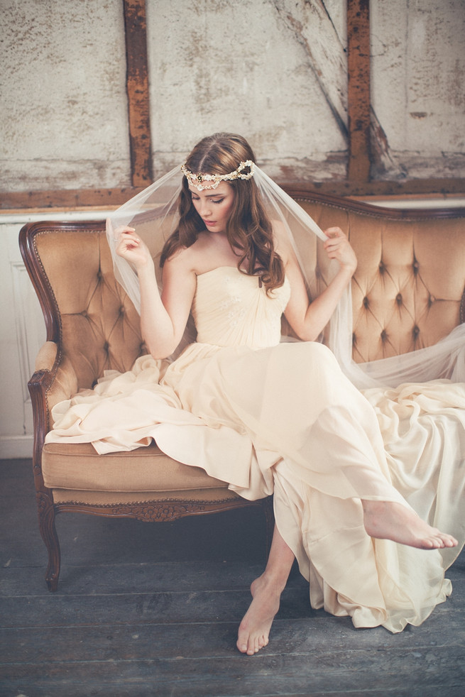 Luxurious vintage wedding hair accessories by Jannie Baltzer // Sandra Åberg Photography // Hair Mia Jeppson // Dresses by Vintage Bride and BHDLN // Model Faye of Le Management