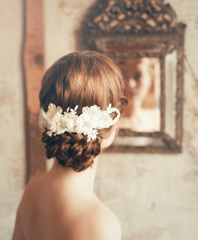 Luxurious vintage wedding hair accessories by Jannie Baltzer // Sandra Åberg Photography // Hair Mia Jeppson // Dresses by Vintage Bride and BHDLN // Model Faye of Le Management