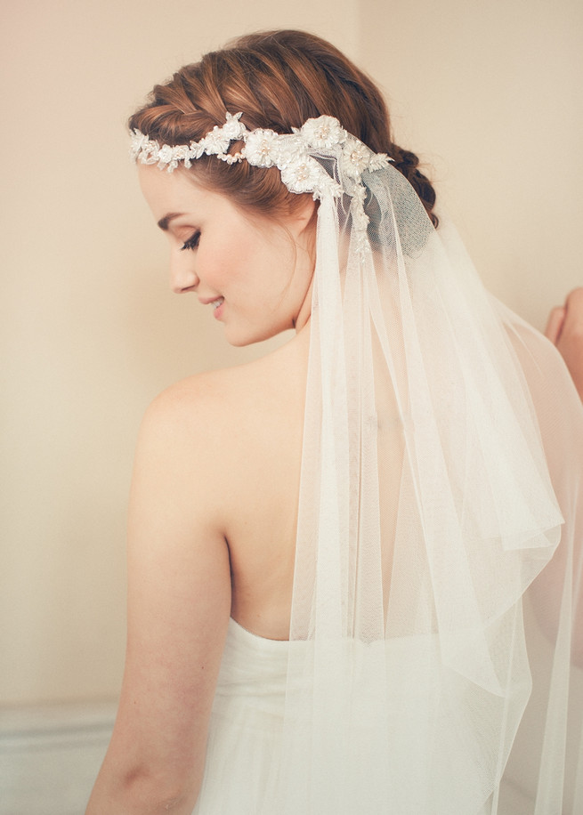 Luxurious vintage wedding hair accessories by Jannie Baltzer // Sandra Åberg Photography // Hair Mia Jeppson // Dresses by Vintage Bride and BHDLN // Model Faye of Le Management