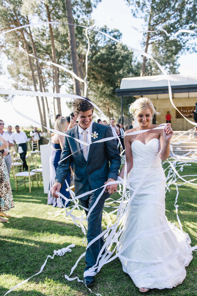 YAY! White and Gold DIY Chevron Wedding, South Africa, by Claire Thomson Photography