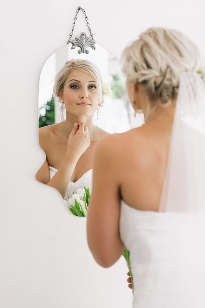 White and Gold DIY Chevron Wedding, South Africa, by Claire Thomson Photography