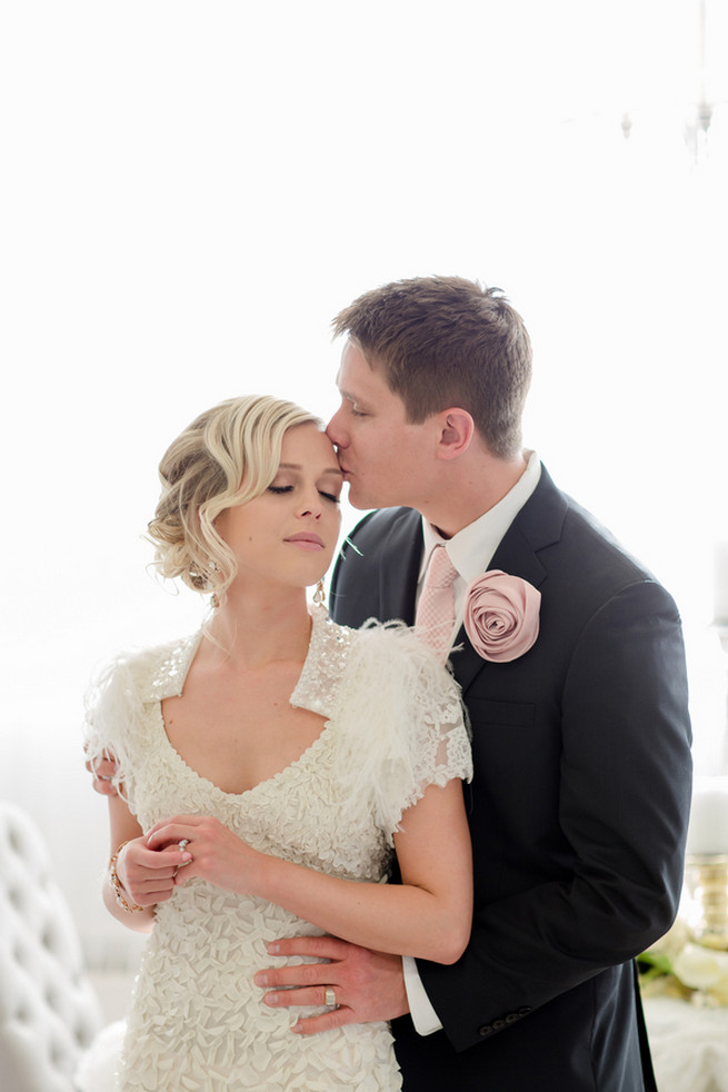  White on White Glamorous Wedding Ideas by ENV Photography 